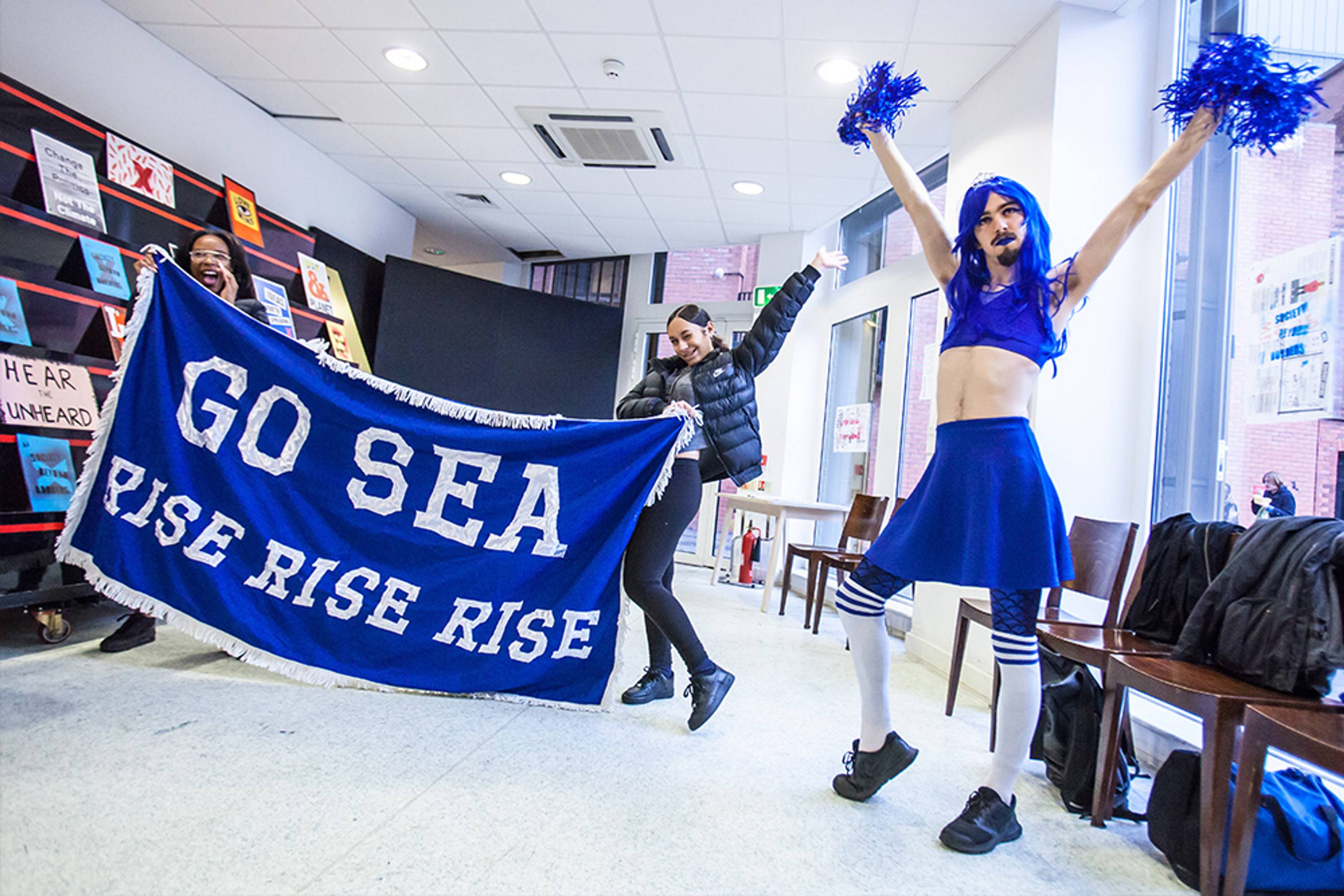 Cheerleading against Climate Change