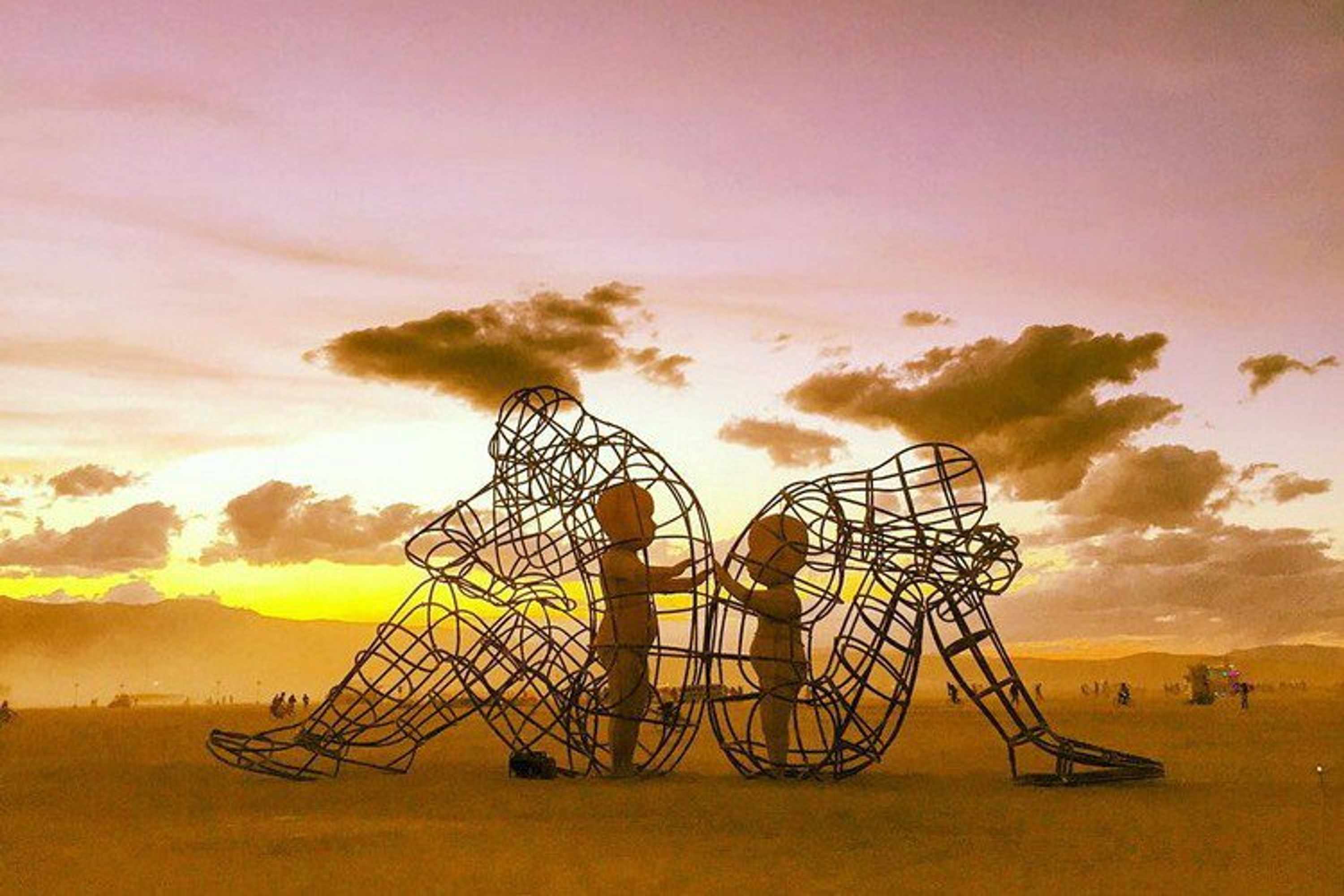 “Love.” Created by Alexandr Milov at Burning Man 2015