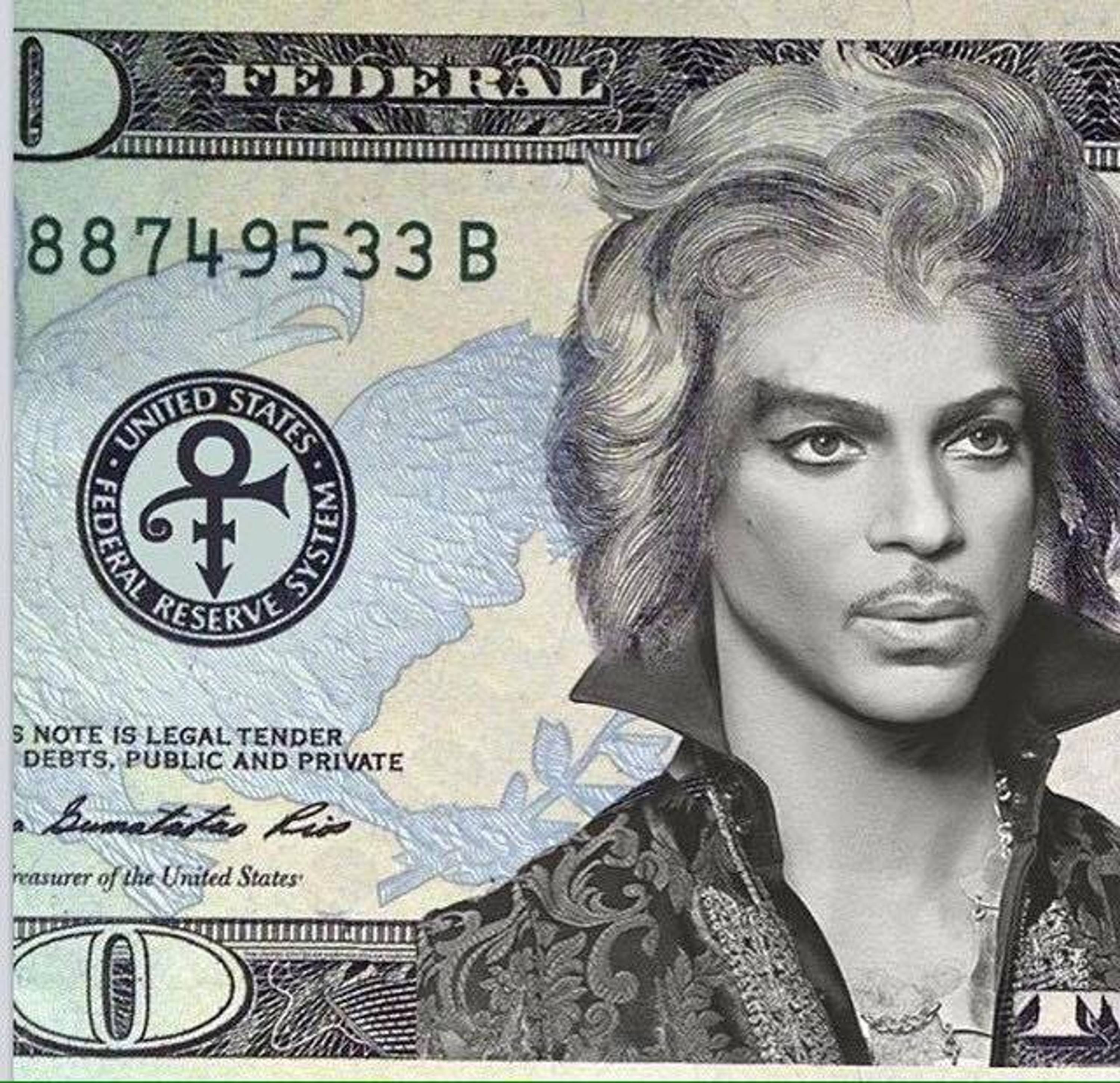 &quot;They should put Prince on the $20 bill and call it $19.99... It&#39;s &quot;The bill formerly known as a twenty.&quot; 
